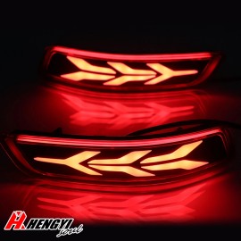 ZTT Rear Bumper Turn Signal Brake Light For 2014-2016 Toyota Corolla 2013-2018 Lexus