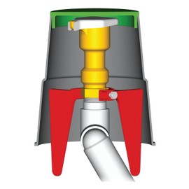 Underhill Anchor for Hose Coupler Valve, 3/4-Inch and 1-Inch Quick Couplers, Sprinkler Garden Irrigation Tools, The Claw Motion Restraint, QCA-075100