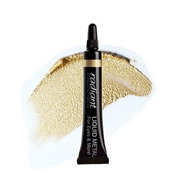 Radiant Professional Liquid Metal Eyeshadow For Eyes & Lips, Waterproof Liquid Shadow for Intense Color & Long Lasting Effect, Fast Drying Smudge Proof Metallic Pigment, 0.23 ounces (16)