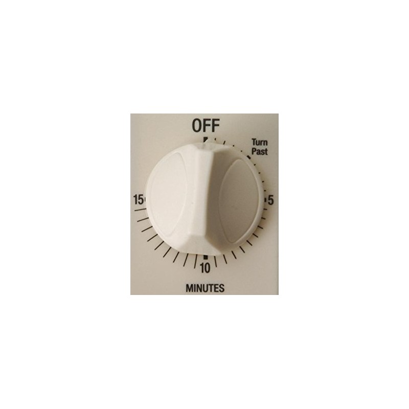Woods 59712 In-Wall 15 Minute Spring Wound Timer, Light Almond