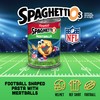 SpaghettiOs Football Shaped Canned Pasta with Meatballs, 15.6 oz Can