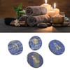 4Pcs Reiki Symbols Stones Smoother Surfaces Engraved Reiki Stones for