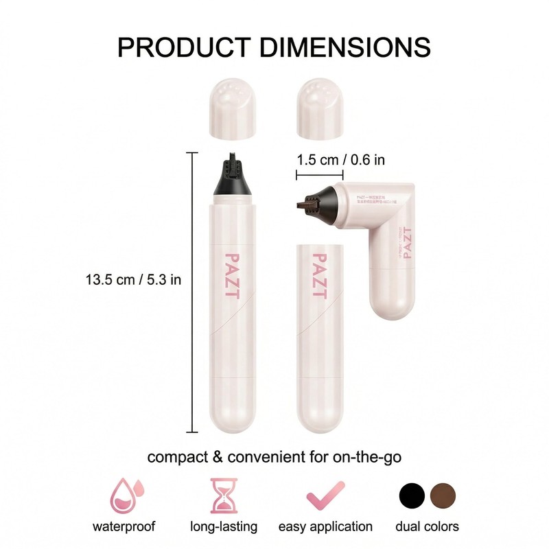CATZUM 2 Pieces Eyeliner Stencil Double Head Eyeliner Rotating Stamps