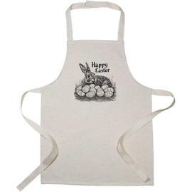 Azeeda 'Happy Easter with Rabbit and Eggs' Kid’s Cooking Apron (AP00066553)