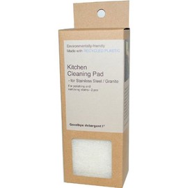 Goodbye Detergent GBD201 Stainless Steel Kitchen Cleaning Pad, 2 pk