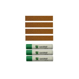 Instrument Clinic Composite Cork Strip Assortment, with 3 Pack of Cork Grease