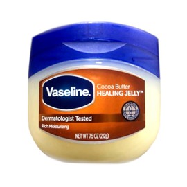 Vaseline Rich Conditioning Petroleum Jelly, Cocoa Butter 7.5 oz (Pack of 10)