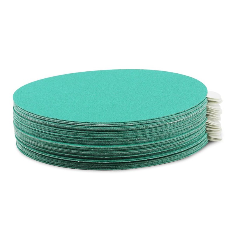 BHA 5” Green Film PSA Self Adhesive Sanding Discs -