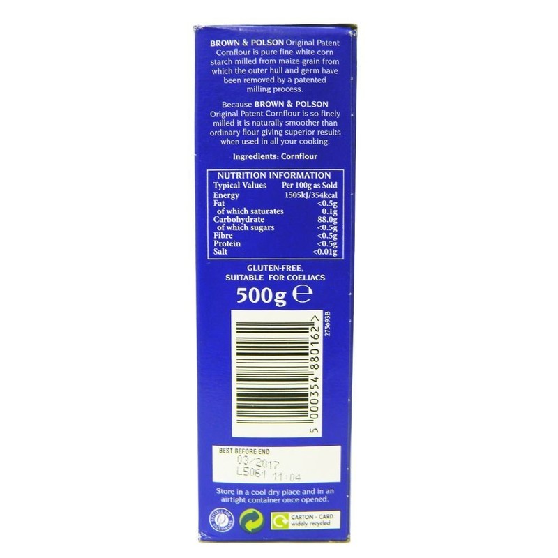 Brown & Polson - Original Patent Cornflour - 500g
