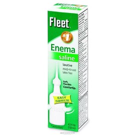 Fleet Laxative Saline Enema for Constipation, 4.5 fl oz (48 Pack)