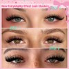 TNFVLONEINS Lash Clusters Wispy Eyelash Clusters Spiky Individual Lashes Clusters