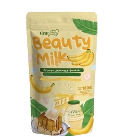 Dear Face Beauty Milk Premium Japanese Banana, 10 Sachets x 18g