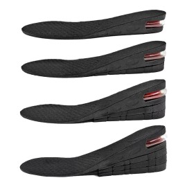 Unbranded Shoe Lift Height Increase Insole Foot Pad Insert Riser Footpad Unisex - 3" (7.5cm) Lift