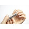 Remos Professional Nail Clippers for Fingernails, Stainless Steel, Pink, 7