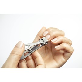 Remos Professional Nail Clippers for Fingernails, Stainless Steel, Pink, 7 cm