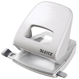 Leitz 50060004 Hole Punch and Leitz 55620069 Stapler Nexxt Style (Arctic White | Stapler + Hole Punch)