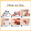 10 Blätter Temporäre Tattoos,Schwarz Schmetterling Temporäre Tätowierung,Wasserdicht Klebetattoos Erwachsene,Temporary Tattoo