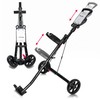 XDriveMax Golf Pull Push Cart 2 Wheel,Foldable Golf Push Cart