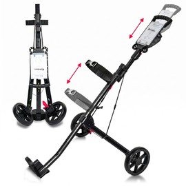 XDriveMax Golf Pull Push Cart 2 Wheel,Foldable Golf Push Cart for Golf Clubs,Lightweight Folding Golf Walking Pull Carts,dsad