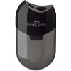 Faber-Castell - 183500 - Double Sharpener - Housing Colour: Black/Transparent