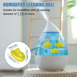 9PCS Humidifier Cleaner,Humidifier Cleaning Fish for All Humidifiers & Fish Tank,Powerful Cleaning,Purifie Water,Humidifier Tank Cleaner,Prevents Hard Water Build Up,Eliminates White Dust Odours