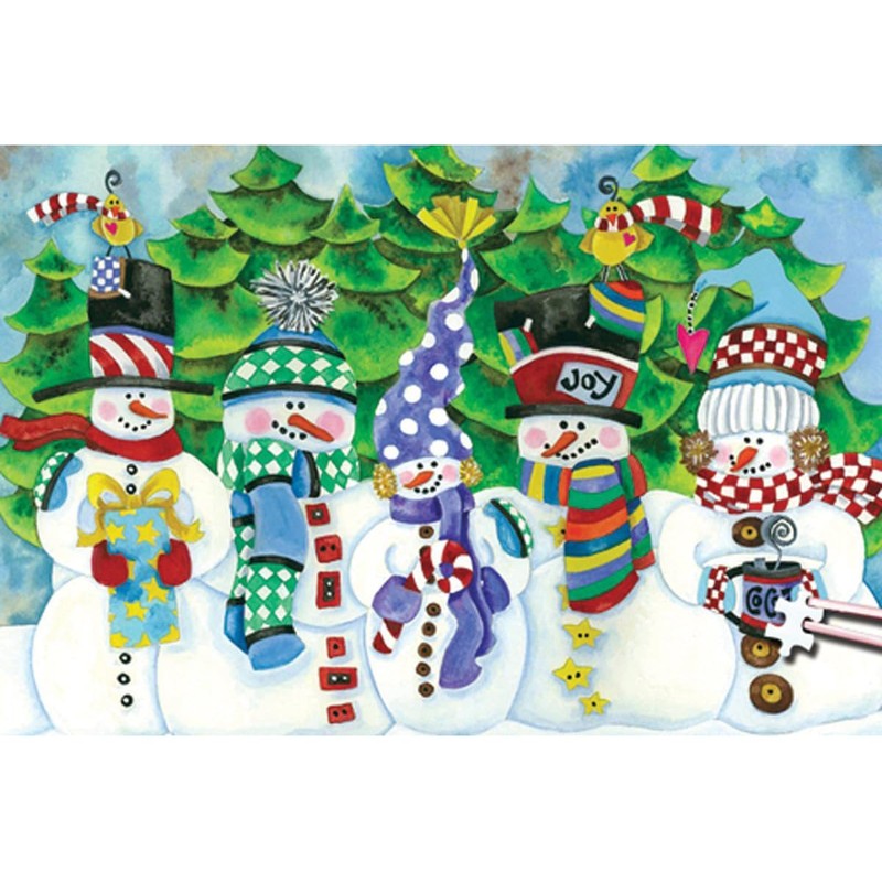 TDC Games World’s Smallest Holiday Jigsaw Puzzle, White Christmas –