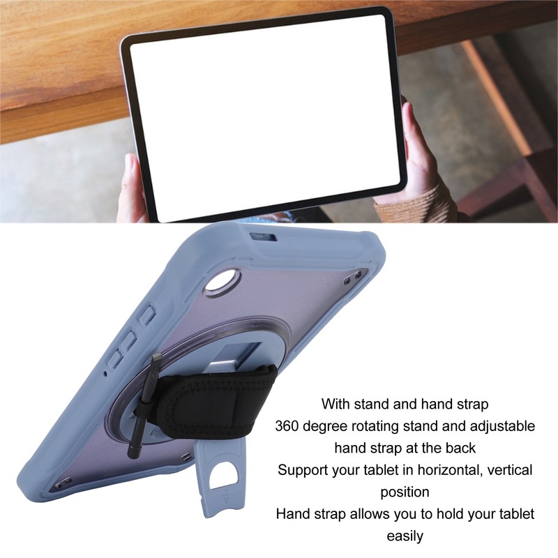 Tablet Shockproof Case Multifunction Tablet Protective Cover with Hand Strap
