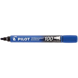 Pilot sca-100-l – Pack of 12 Permanent Markers, Conical Tip, Blue