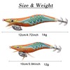 Fishing Squid Lures Kit 10pcs Luminous Squid Jig Shrimp Lure