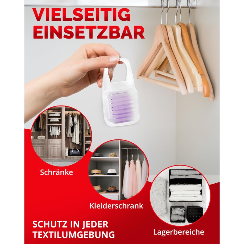 Aeroxon Textile Protection Hanger 1 x 3 - Moth Protection