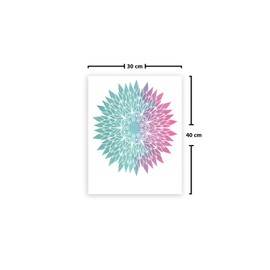 Le Jardin du Lin Bedruckte Baumwoll Taschen mit Kordelzug, Einkaufstasche, Beutel, Stoffsack, Stofftasche, Gemüsesack, Wiederverwendbare, Umweltfreundlich, Mehrzweck, Faltbar, Größe: 30x40 Cm