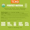TCHO Perfect Matcha Chocolate Bar 10 Pack - Organic Oat