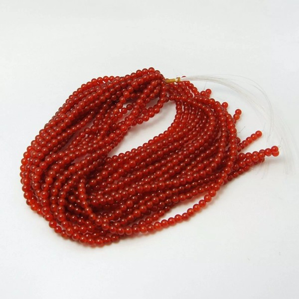 Unbranded Carnelian Red Agate Beads Strands, Natural Dyed, Grade A,