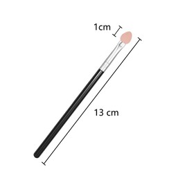 Dtoterul Eyeshadow Applicator Long 12 Pieces Applicator Brush Eyeshadow Brush Set Eyeshadow Brush Dual Colour Eyeshadow Sponge Applicators Set