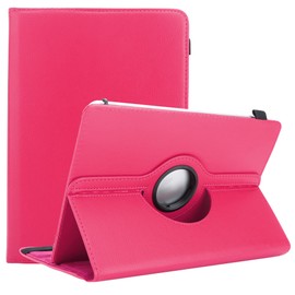 cadorabo Tablet case compatible with Asus Zenpad 3S 10 (9.7 inch) (Z500M) in PINK - Protective cover made of synthetic leather with stand function - 360 degree case with elastic band