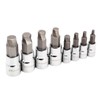 Powerbuilt 240094 8 Piece Zeon Metric Hex Bit Socket Set