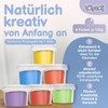 Valy&Oli® Knete - Extraweiche Naturknete - Vegane Bio Knete -