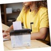 TEHAUX Manual Paper Shredder Home Office Document Shredder Machine Office