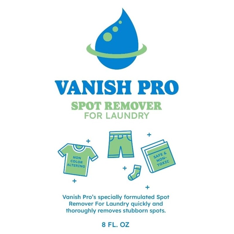 Vanish Pro for Laundry - Multi-Purpose Stain Treater Spray –
