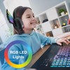 Laser Kids Angel Wings Wireless Headphones with Detachable Microphone, LED