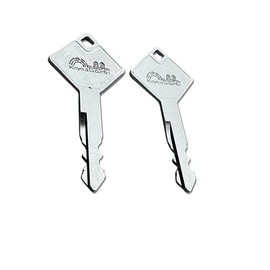 are Truck Cap Topper Handle Replacement Keys from 0001 Thru 0020 A.R.E. Topper Cover Keys 2 Cut Keys. (0002)