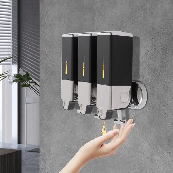 Unbranded Bathroom Shower Soap shampoo conditioner dispenser organizer 3 bottle