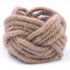 CENPEK Set of 6 Classic Braided Jute Napkin Rings