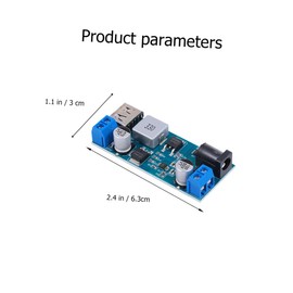 Tofficu 3 Pcs Non Isolated Dc Dc Converter Module Voltage Regulator Power Supply Output for Various Applications Compact with LED Indicator