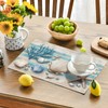 Summer Sea Shell Placemats Set of 6, Coastal Starfish Place