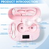 Portable Contact Lens Cleaner with Blue Light,LXIANGN Rechargeable Contact Lens