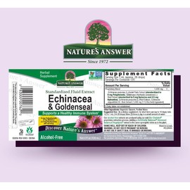 Natural's Answer EcinacceRoot & Golden Seal, Alcoho-Free, 120 ml
