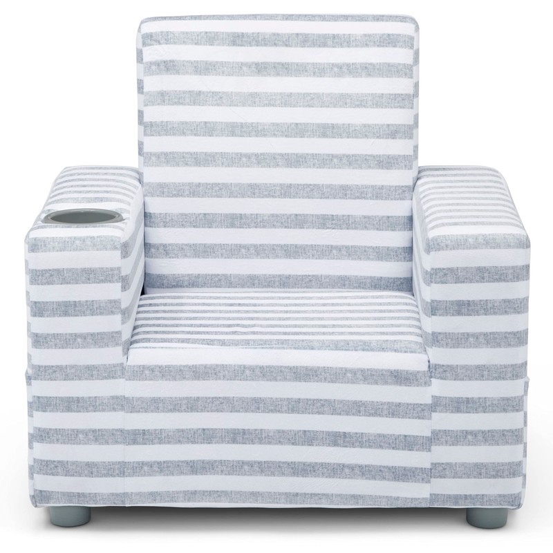 GAP GapKids Upholstered Chair, Grey/White