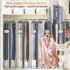 roomtalk Clear Garment Bags for Hanging Clothes 10" Side Gusset,