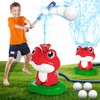 KIZJORYA 2-in-1 Water Sprinkler Baseball Toy for Kids Outdoor Play,